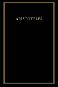 Aristoteles, BAND 1/I, Kategorien