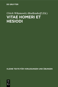 Vitae Homeri Et Hesiodi
