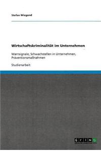 Wirtschaftskriminalität im Unternehmen