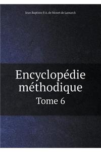 Encyclopédie Méthodique Tome 6