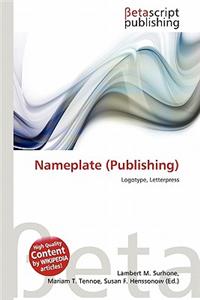 Nameplate (Publishing)