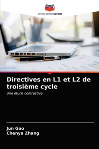 Directives en L1 et L2 de troisième cycle