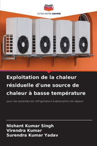 Exploitation de la chaleur résiduelle d'une source de chaleur à basse température