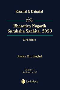 Ratanlal & Dhirajlal: The Bharatiya Nagarik Suraksha Sanhita 2023, (Set of 2 Vols.)