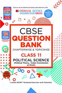 Oswaal CBSE Question Bank Class 11 Political Science Book Chapterwise & Topicwise (For March 2020 Exam)
