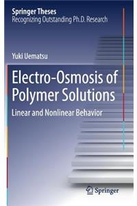 Electro-Osmosis of Polymer Solutions