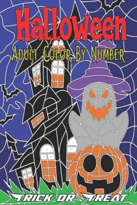 Halloween Adult Color By Number