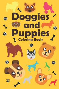 Doggies and Puppies Coloring Book