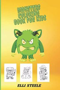 Monsters Coloring Book For Kids