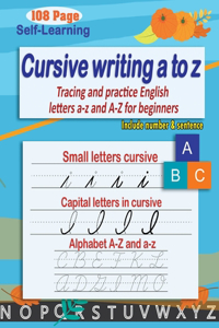 Cursive writing a to z