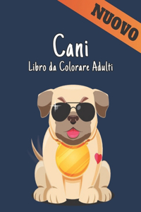 Libro Colorare Adulti Cani