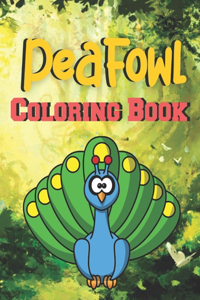 Peafowl coloring book