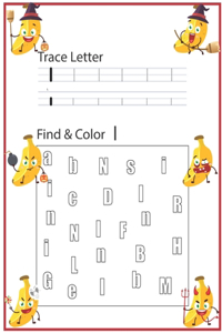 Letter Tracing And Find the Letters