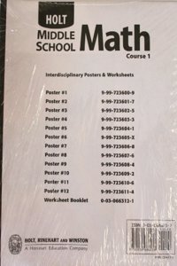 Int Posters & Wkshts MS Math 2004 Crs 1