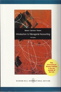 Introduction to Managerial Accounting