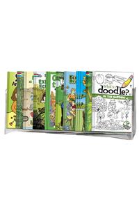 Coloring Bk Shelf Green Prepick 50 Bks