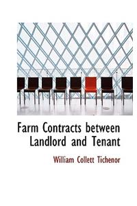 Farm Contracts Between Landlord and Tenant