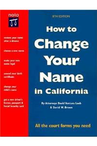 How to Change Your Name in California