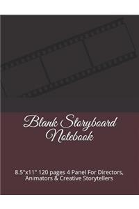 Blank Storyboard Notebook
