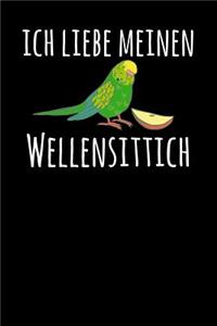 Ich liebe meinen Wellensittich