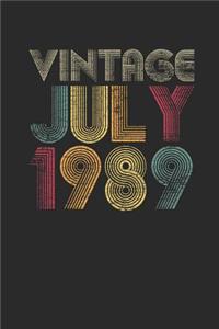 Vintage July 1989
