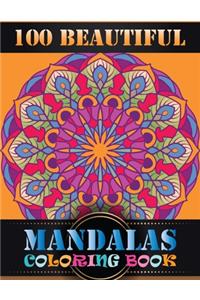 100 Beautiful Mandalas Coloring Book