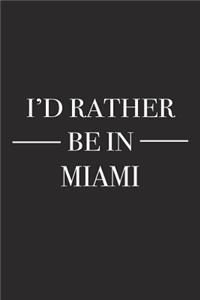 I'd Rather Be in Miami