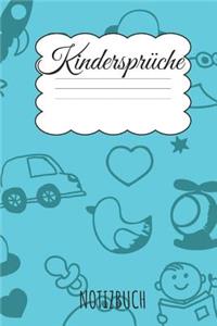 Kindersprüche Notizbuch