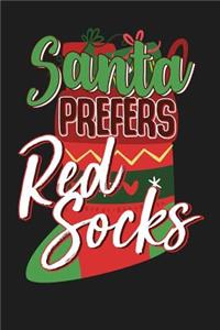 Santa Prefers Red Socks