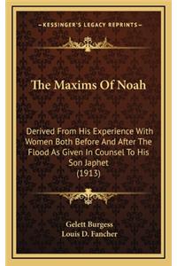 Maxims Of Noah