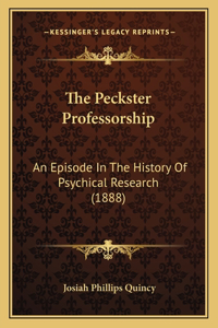 Peckster Professorship