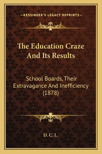 Education Craze And Its Results