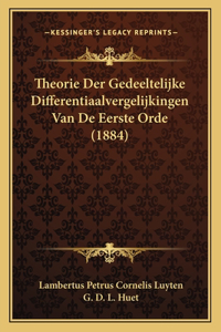 Theorie Der Gedeeltelijke Differentiaalvergelijkingen Van De Eerste Orde (1884)