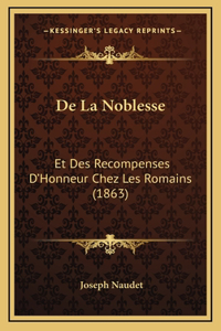 De La Noblesse