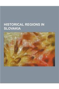 Historical Regions in Slovakia