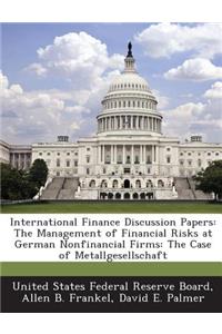 International Finance Discussion Papers