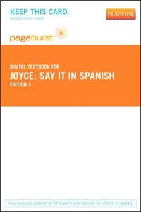 Say It in Spanish - Elsevier eBook on Vitalsource (Retail Access Card)
