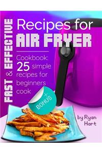 Fast and effective recipes for Air Fryer. Cookbook