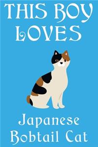This Boy Loves Japanese Bobtail Cat Notebook
