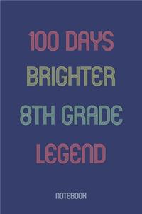 100 Days Brighter 8th Grade Legend