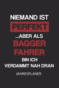 Bagger Fahrer Jahresplaner