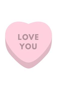 Love You Pink Valentine's Gift (Notebooks and Journals)