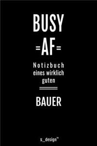 Notizbuch für Bauer