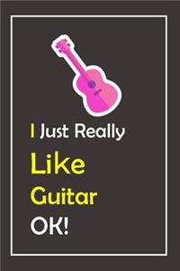 I Just Really Like Guitar, OK !