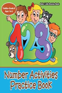 Number Activities Practice Book Toddler-Grade K - Ages 1 to 6