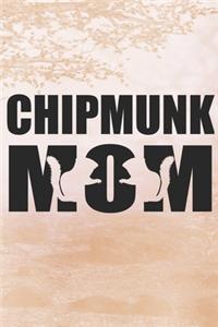 Chipmunk Mom Notebook Journal