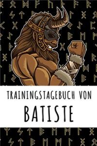 Trainingstagebuch von Batiste
