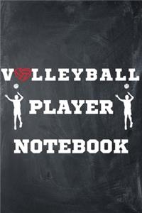 Volleyball Player Notebook