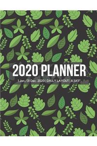 2020 Green Daily Planner
