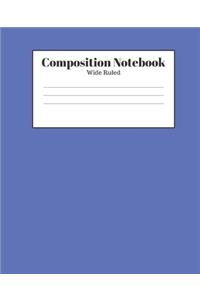 Composition Notebook - Wide Ruled